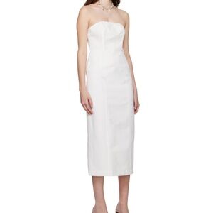 NWT Staud Daniela Dress in Peach